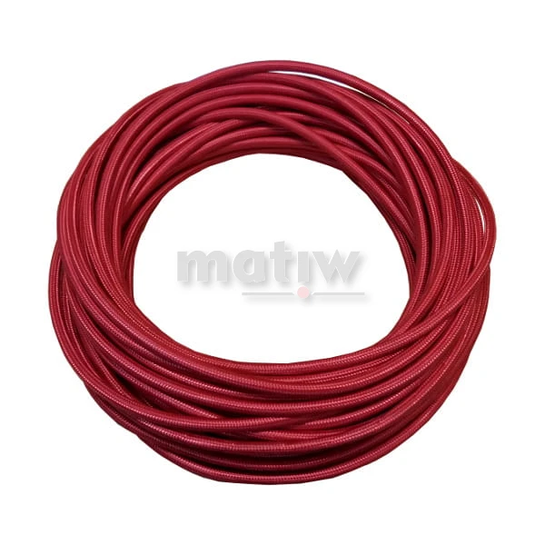 WĄŻ GUMOWY EPDM W OPLOCIE NYLONOWYM 5X8 CZERWONY-5720