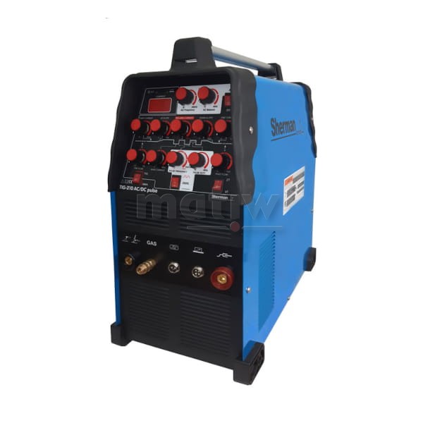 SPAWARKA INWERTOROWA TIG MMA ALUMINIUM SHERMAN TIG 210 AC/DC PULSE