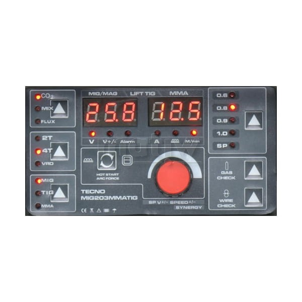 SPAWARKA SYNERGIA MIGOMAT MIG TIG MMA IDEAL TECNO MIG 203 SYNERGIC VRD