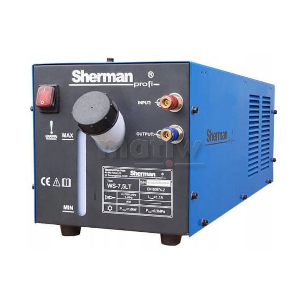 SPAWARKA SHERMAN TIG 320 AC/DC PULSE Z CHŁODNICA WS-7,5LT WÓZEK  TIG