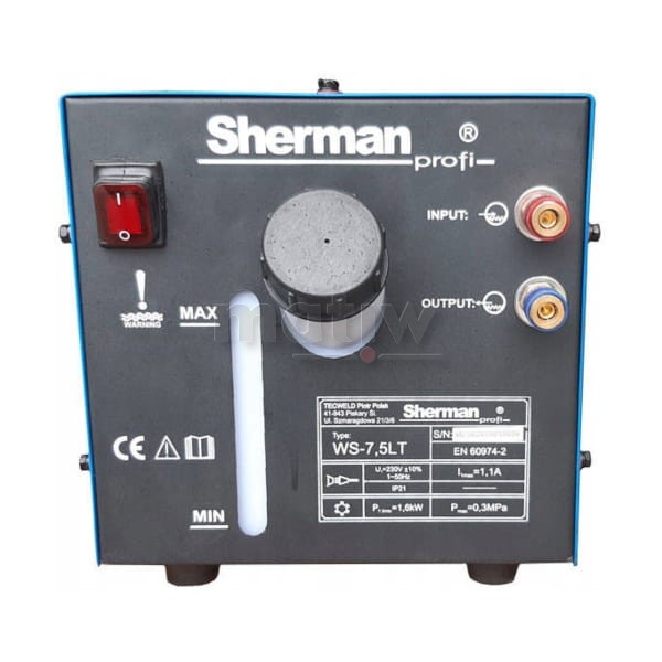 SPAWARKA SHERMAN TIG 320 AC/DC PULSE Z CHŁODNICA WS-7,5LT WÓZEK  TIG