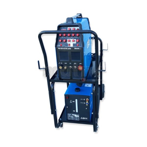 SPAWARKA SHERMAN TIG 320 AC/DC PULSE CHŁODNICA WRC300B WÓZEK TIG/MIG