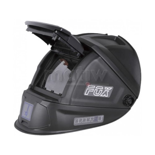 PRZYŁBICA SPAWALNICZA Z KLAPKĄ SPARTUS 90X110mm