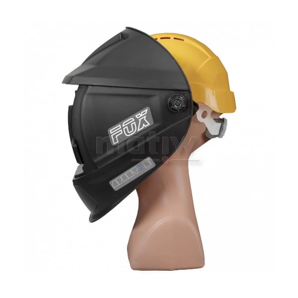 PRZYŁBICA SPARTUS EASY FOX Z KASKEM I ADAPTEREM