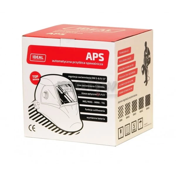 PRZYŁBICA SPAWALNICZA AUTOMATYCZNA APS-718G RED TRUE COLOUR