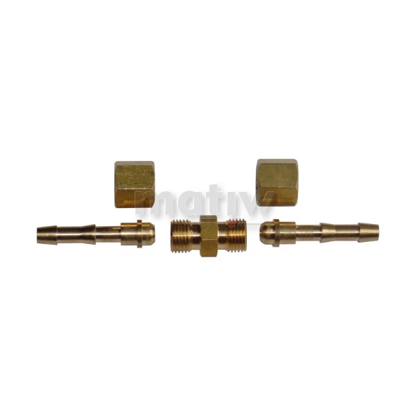 "ŁĄCZNIK DWUSTRONNY SKRĘCANY MOSIĘŻNY TLEN 6,3 mm"