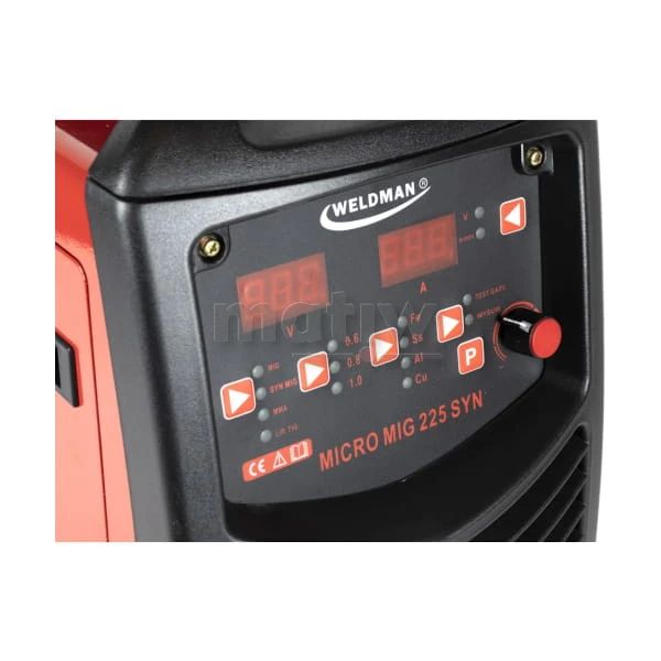 SPAWARKA WELDMAN MIG MICRO 225 SYN MIG/TIG/MMA VRD