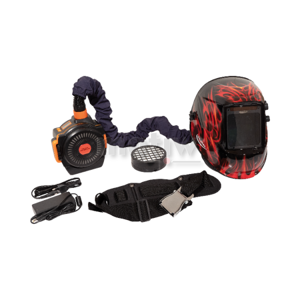 PRZYŁBICA SPAWALNICZA WELDMAN AUTOMATYCZNA TRUE COLOR PAPR (Z SYSTEMEM OCHRONY DRÓG ODDECHOWYCH)