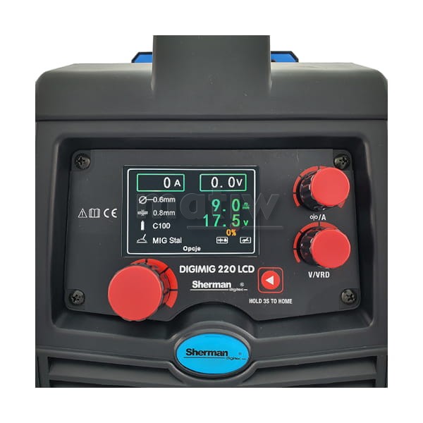 SPAWARKA SYNERGIA LUTOSPAWANIE MIGOMAT MIGTIG MMA SHERMAN DIGIMIG 220 LCD