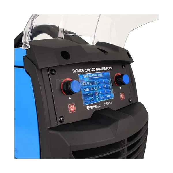 SPAWARKA SYNERGIA MIGOMAT MIG TIG MMA SHERMAN DIGIMIG 210 LCD DOUBLE PULSE