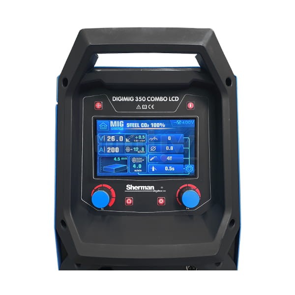 SPAWARKA SYNERGIA MIGOMAT MIG TIG MMA SHERMAN DIGIMIG 350 COMBO LCD