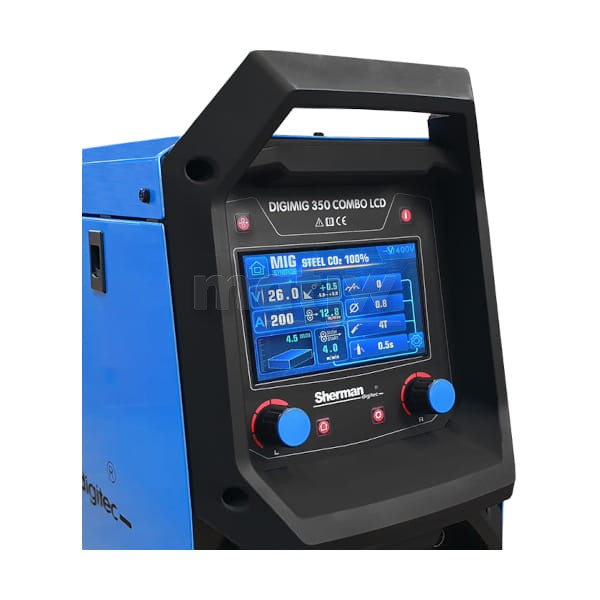 SPAWARKA SYNERGIA MIGOMAT MIG TIG MMA SHERMAN DIGIMIG 350 COMBO LCD