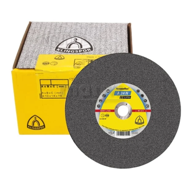 TARCZA DO CIĘCIA KLINGSPOR A24NSUP 125x6x22,23 10szt
