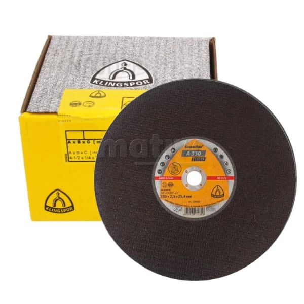 TARCZA DO CIĘCIA KLINGSPOR A330EX 356x2,5x25,4 10szt