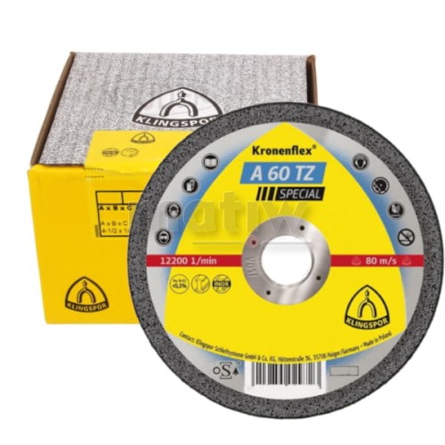 TARCZE DO CIĘCIA KLINGSPOR A60TZ SPECTRA 125x1x22,23 25szt