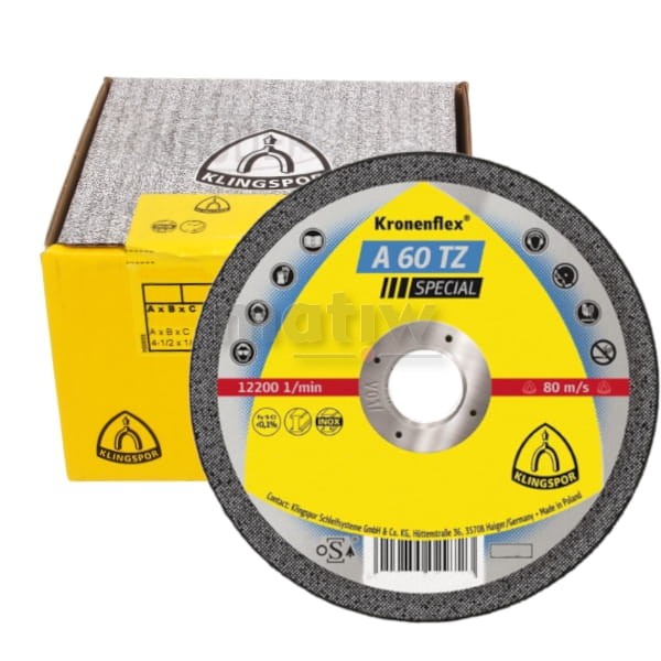 TARCZE DO CIĘCIA KLINGSPOR A60TZ SPECTRA 125x1x22,23 25szt