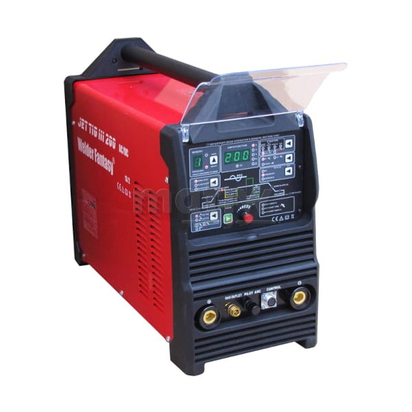 SPAWARKA INWERTOROWA JET TIG III AC/DC 200 3w1 IGBT PFC PLASMA WELDER FANTASY + UCHWYT TIG PARKER