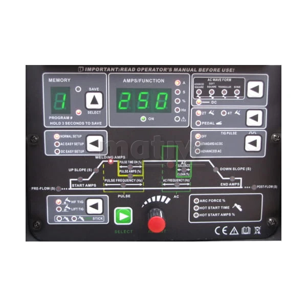 SPAWARKA INWERTOROWA JET TIG II AC/DC 250 IGBT PFC WELDER FANTASY + UCHWYT PARKER