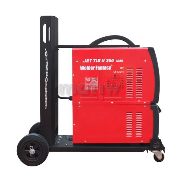 SPAWARKA INWERTOROWA JET TIG II TOWER AC/DC 250A IGBT PFC WELDER FANTASY + CHŁODNICA + WÓZEK + UCHWYT PARKER SGT18 4m