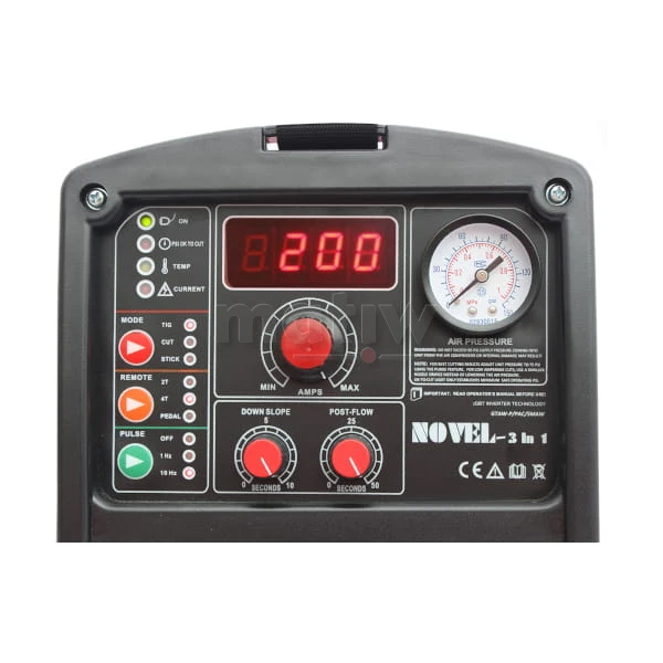 SPAWARKA INWERTEROWA NOVEL 3w1 TIG-PULSE/MMA/PLASMA WELDER FANTASY