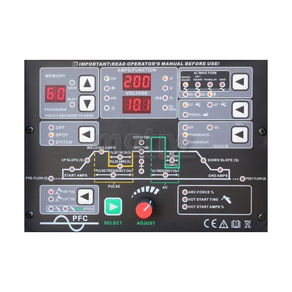 SPAWARKA INWERTOROWA JET TIG II AC/DC 200-S SPOT/COLD WELDING IGBT WELDER FANTASY + UCHWYT PARKER
