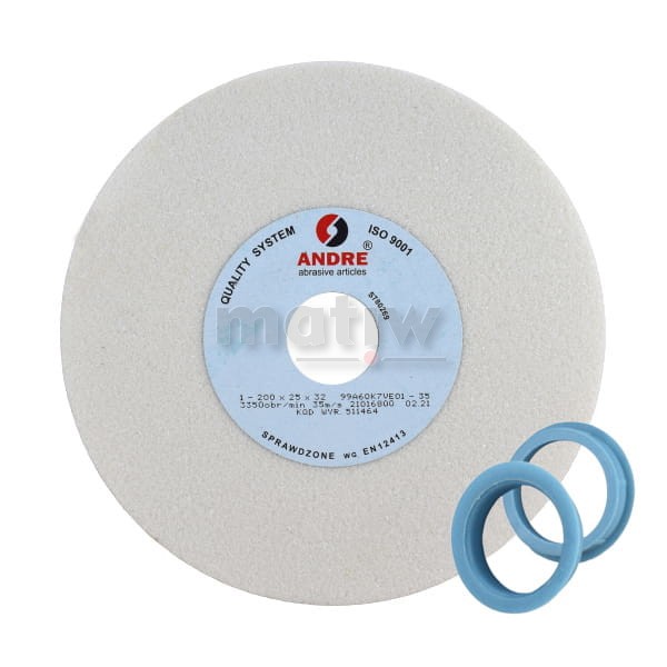 ŚCIERNICA PŁASKA KAMIEŃ ANDRE 60x20x20/16 99A 60 + REDUKCJA