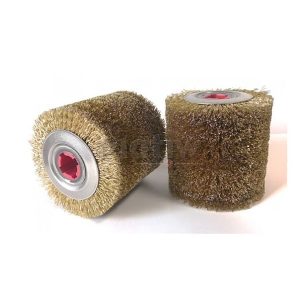 SZCZOTKA DRUCIANA WALCOWA STALOWA 100x100x19