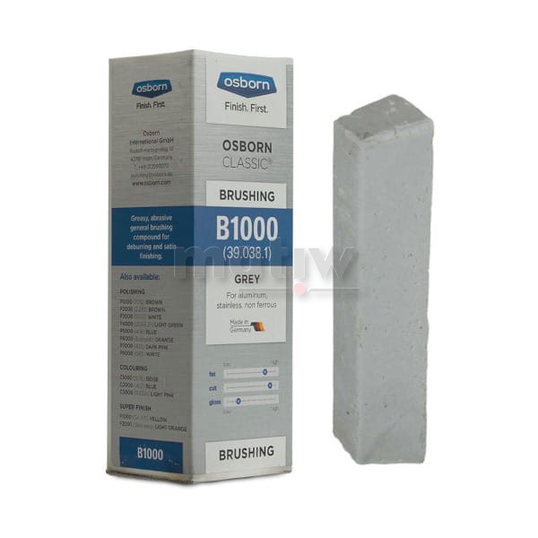 PASTA POLERSKA OSBORN TŁUSTA SZARA B1000 1kg