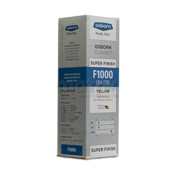 PASTA POLERSKA OSBORN ŻÓŁTA KOŃCOWA F1000 1 kg