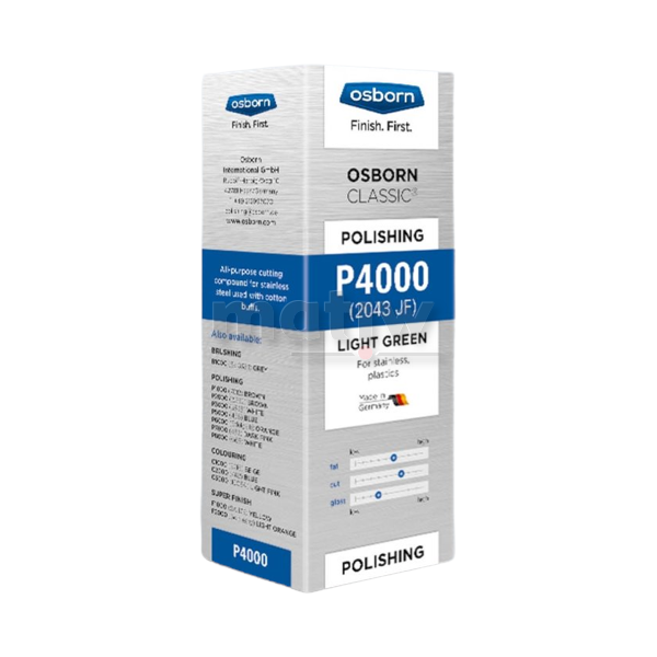 PASTA POLERSKA OSBORN WYCINAJĄCA JASNO ZIELONA P4000 1kg