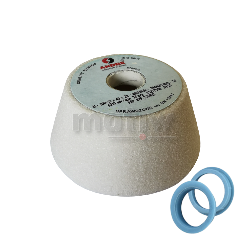 ŚCIERNICA GARNKOWA STOŻKOWA 99A TYP11 125/96x40x20/16 60 +REDUKCJA