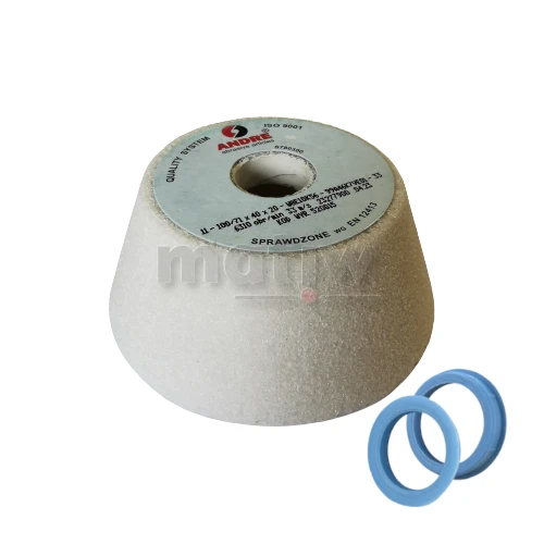 ŚCIERNICA GARNKOWA STOŻKOWA 99A TYP11 150x114x50x32/25 60+REDUKCJA