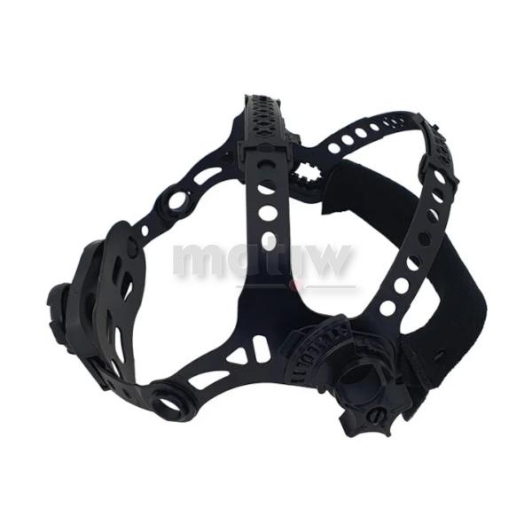 ZESTAW: PRZYŁBICA SPAWALNICZA AUTOMAT SHERMAN V6bCZARNA + OPASKA PRZECIWPOTNA WELDAS 20-3100V + SZYBKI