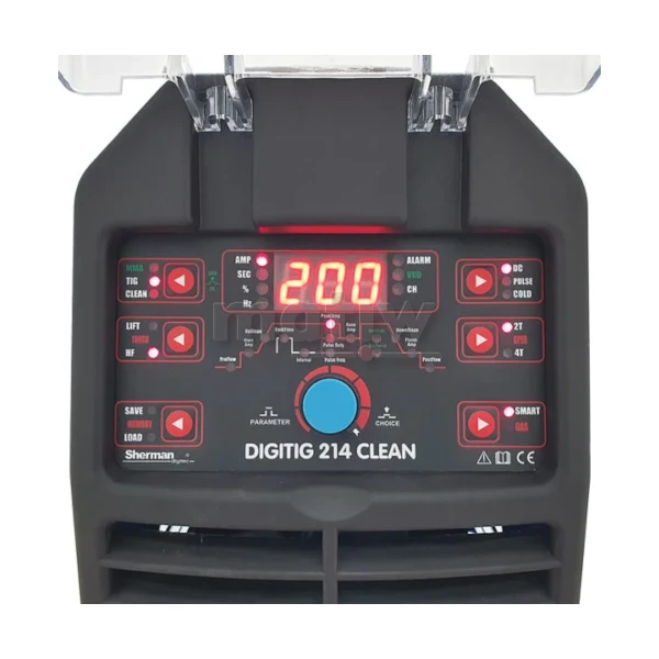 SPAWARKA INWERTOROWA TIG MMA SHERMAN DIGITIG 214 CLEAN CZYSZCZENIE SPOIN