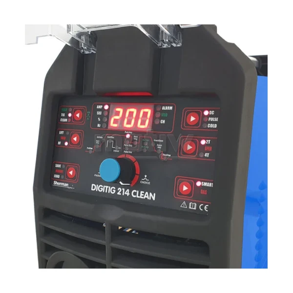 SPAWARKA INWERTOROWA TIG MMA SHERMAN DIGITIG 214 CLEAN CZYSZCZENIE SPOIN