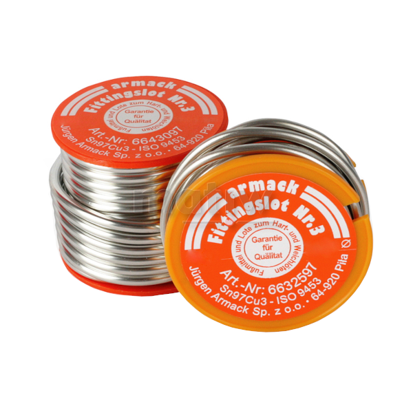 DRUT CYNA DO LUTOWANIA NR3 S-Sn97Cu3 250g 2,5