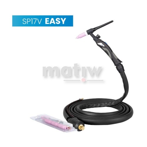 UCHWYT SPAWALNICZY SPARTUS TIG-17 Z ZAWOREM EASY 4 m