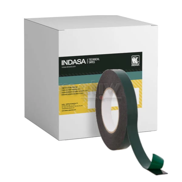 TAŚMA MOCUJĄCA DWUSTRONNY 80°C INDASA 25mm x 10m 10szt
