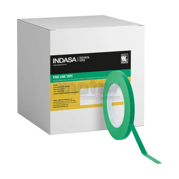 TAŚMA LINIOWA ZIELONA INDASA 3mm x 55m 20szt