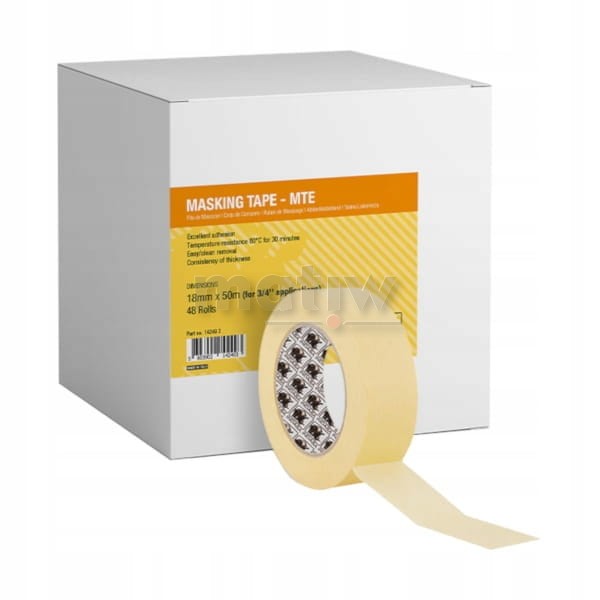 TAŚMA LAKIERNICZA INDASA MTE 80°C 36mm x 50m 24szt