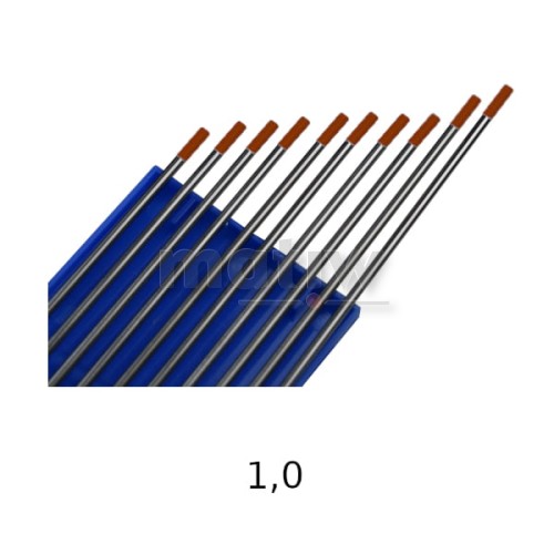ELEKTRODA WOLFRAMOWA TIG CZERWONA 1,0x175 10szt