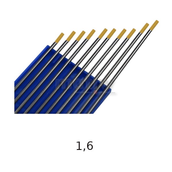 ELEKTRODA WOLFRAMOWA TIG ZŁOTA 1,6x175 10szt