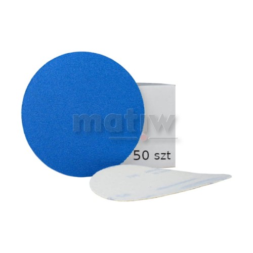 KRĄŻEK PAPIER ŚCIERNY NA RZEP 125mm KLINGSPOR PS21 CYRKON P180 50szt. OPAKOWANIE ZASTĘPCZE