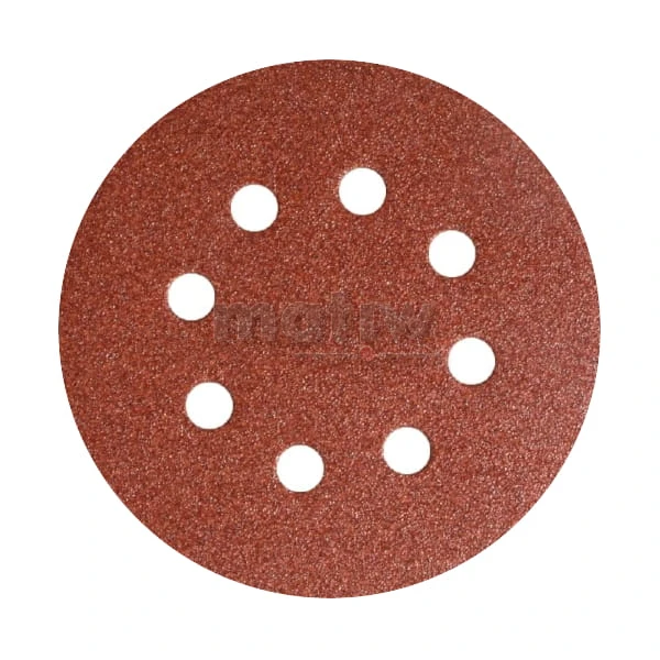 KRĄŻEK PAPIER ŚCIERNY NA RZEP 125mm KLINGSPOR PS18 GLS5 ELEKTROKORUND P100 50szt. 270443