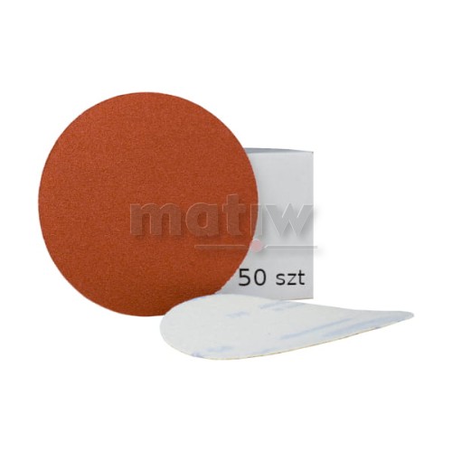KRĄŻEK PAPIER ŚCIERNY NA RZEP 125mm KLINGSPOR PS18 ELEKTROKORUND P220 50szt. OPAKOWANIE ZASTĘPCZE