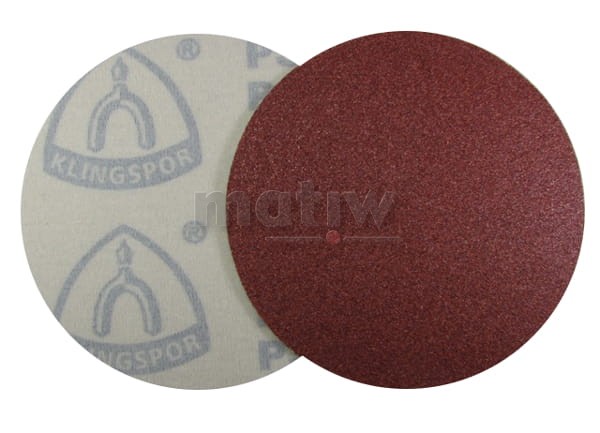 KRĄŻEK PAPIER ŚCIERNY NA RZEP 150mm KLINGSPOR PS18 ELEKTROKORUND P 60 50szt. OPAKOWANIE ZASTĘPCZE