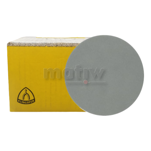 KRĄŻEK PAPIER ŚCIERNY NA RZEP 125mm KLINGSPOR FD500 P1500 10szt.