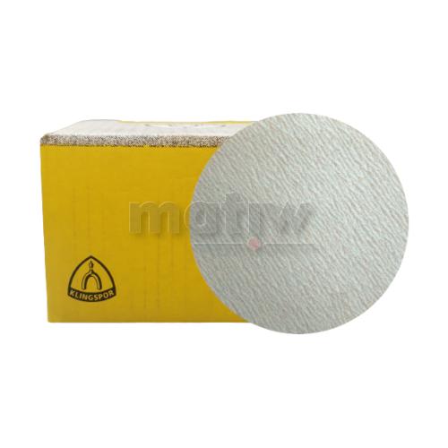KRĄŻEK PAPIER ŚCIERNY NA RZEP 125mm KLINGSPOR PS73BWK P320 100szt.
