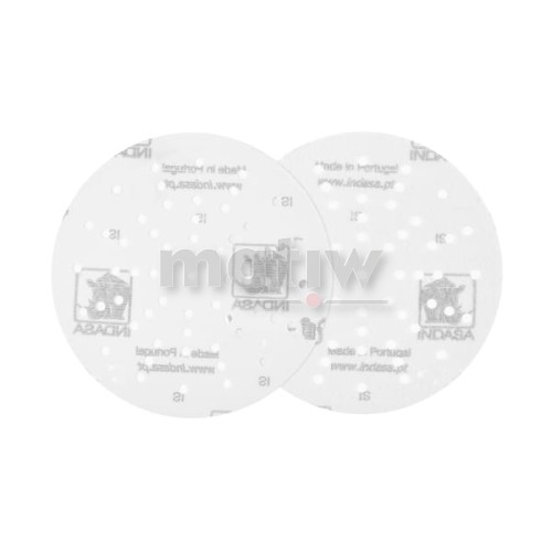 KRĄŻEK PAPIER ŚCIERNY NA RZEP 150 mm 57H INDASA FILM LINE P1200 50szt.