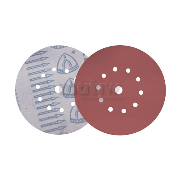 KRĄŻEK PAPIER ŚCIERNY NA RZEP 225mm KLINGSPOR PS18 10+1H ELEKTROKORUND P 240 50szt.